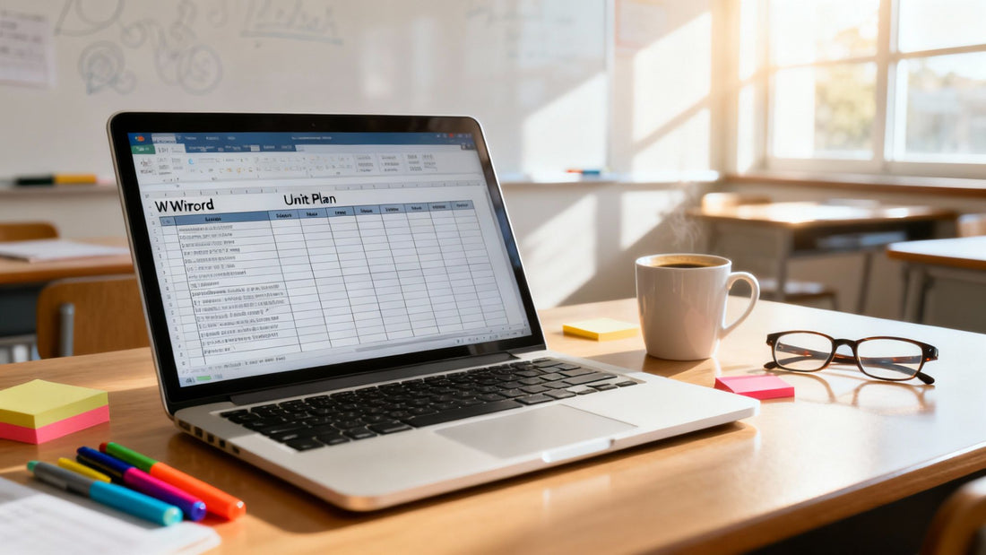 Download the Best Unit Plan Template in Word to Save Time and Reduce Stress - Fenja Education