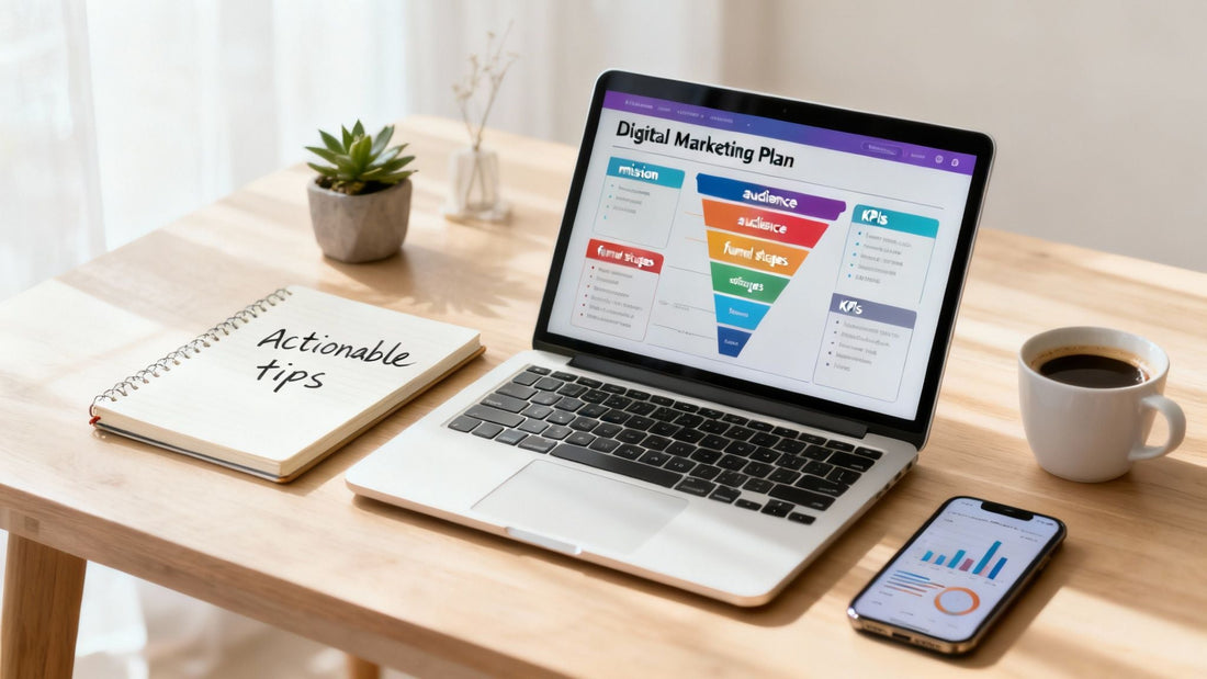 Your Digital Marketing Plan Template for Growth - Fenja Education
