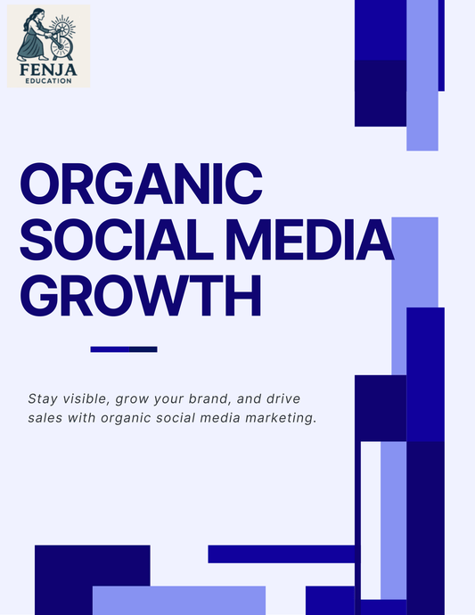 Organic Social Media Growth Book and Mini - Course Bundle - Fenja Education