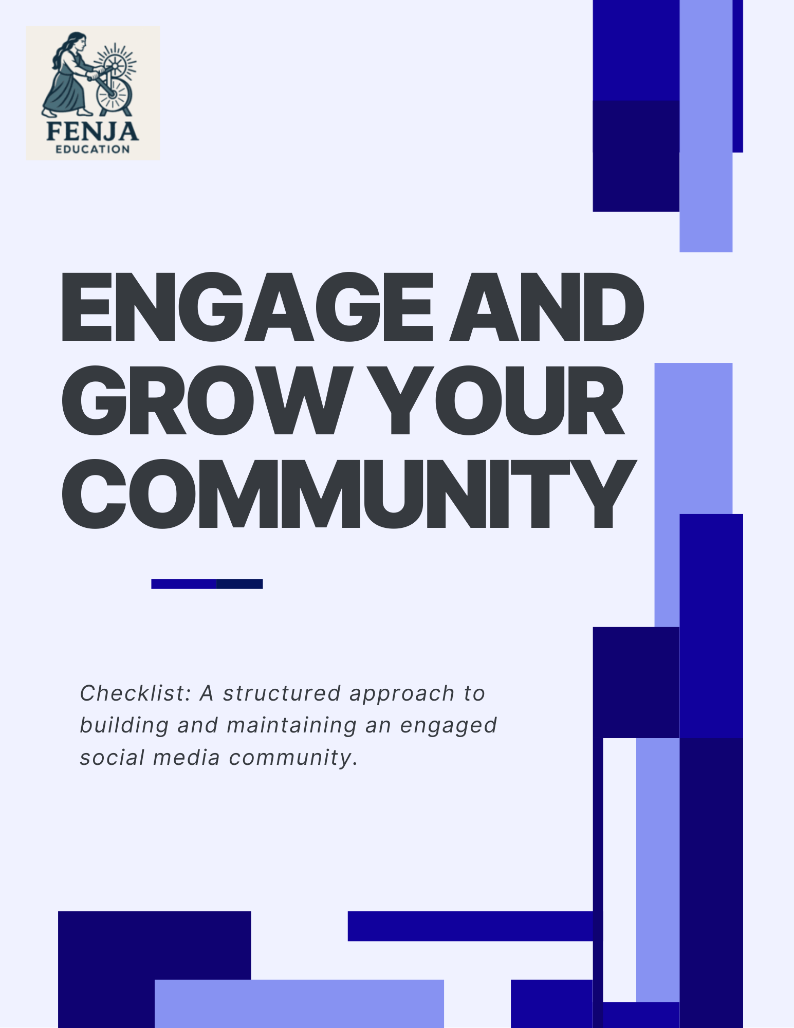 Organic Social Media Growth Package - Fenja Education