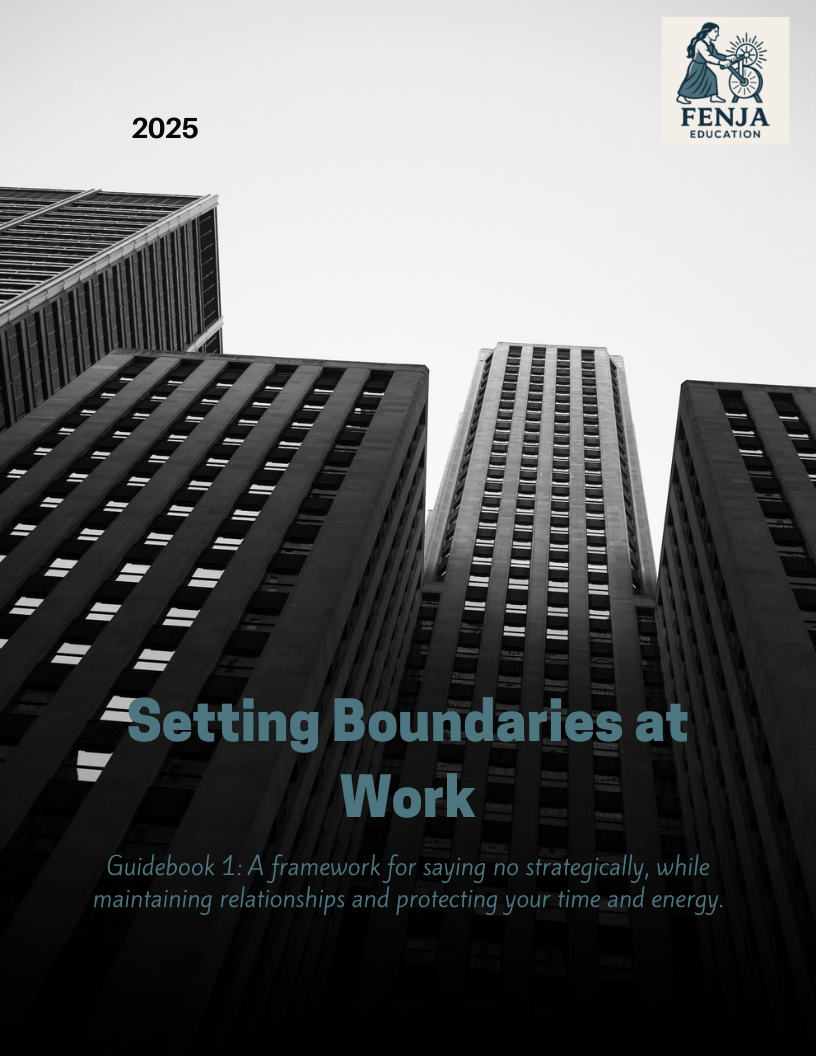 Work–Life Balance Guides + Checklists Bundle - Fenja Education